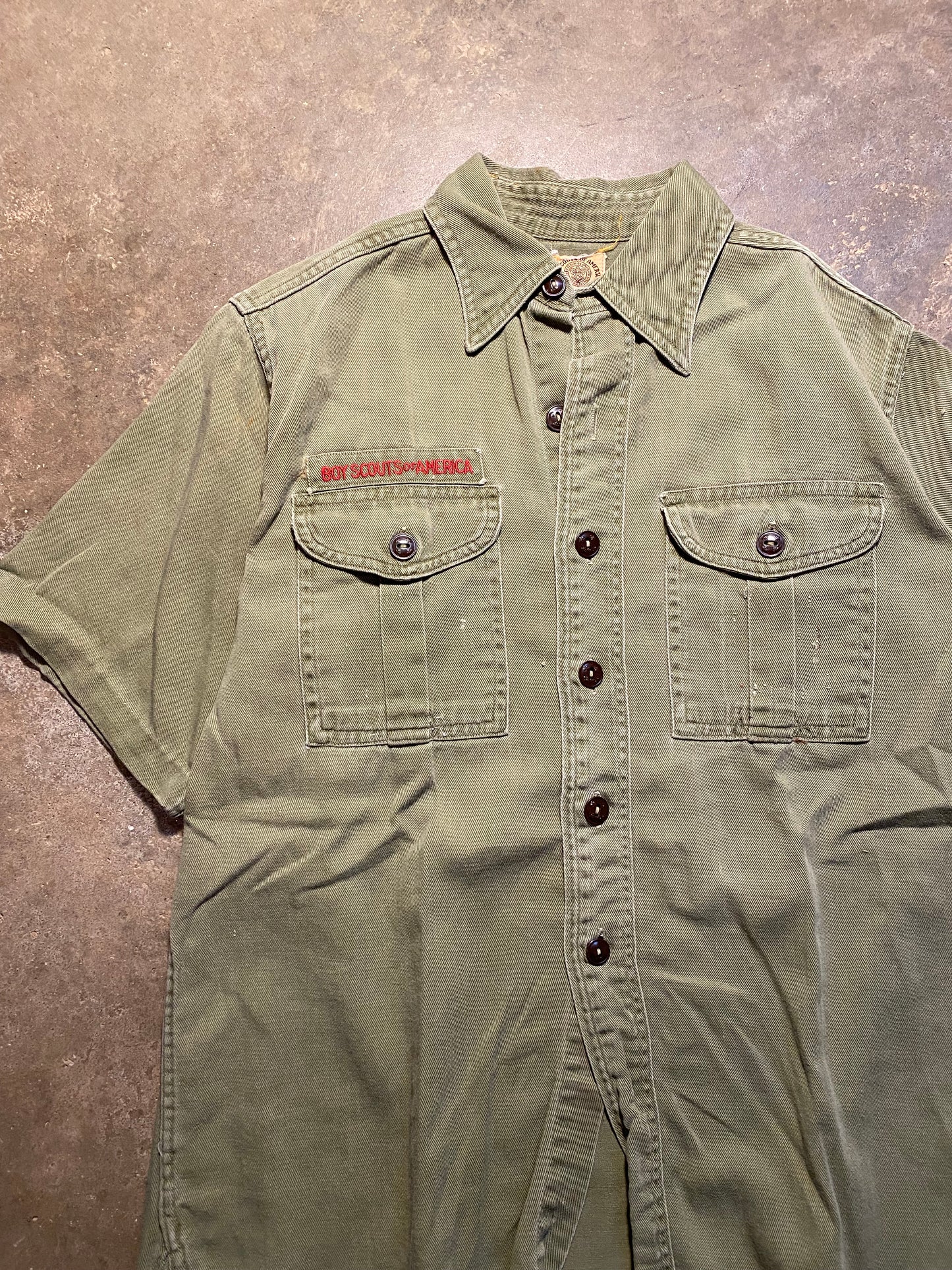 Vintage 70S Boy Scout Shirt | L