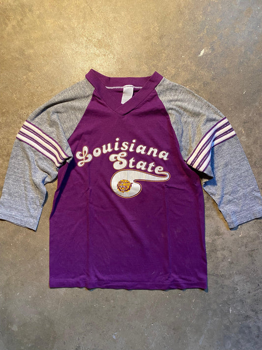 Vintage 70S Lsu Tee | S