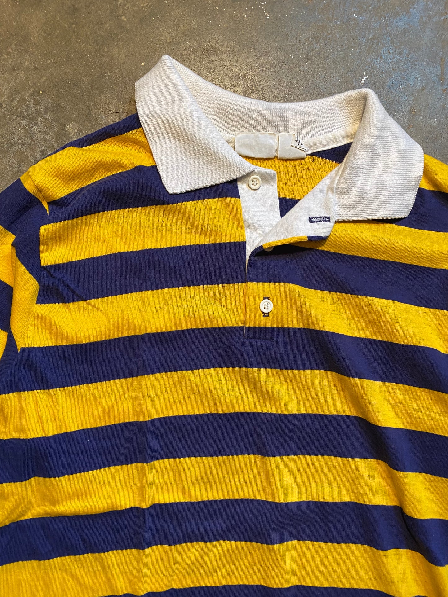 Vintage 80S Striped Shirt | M