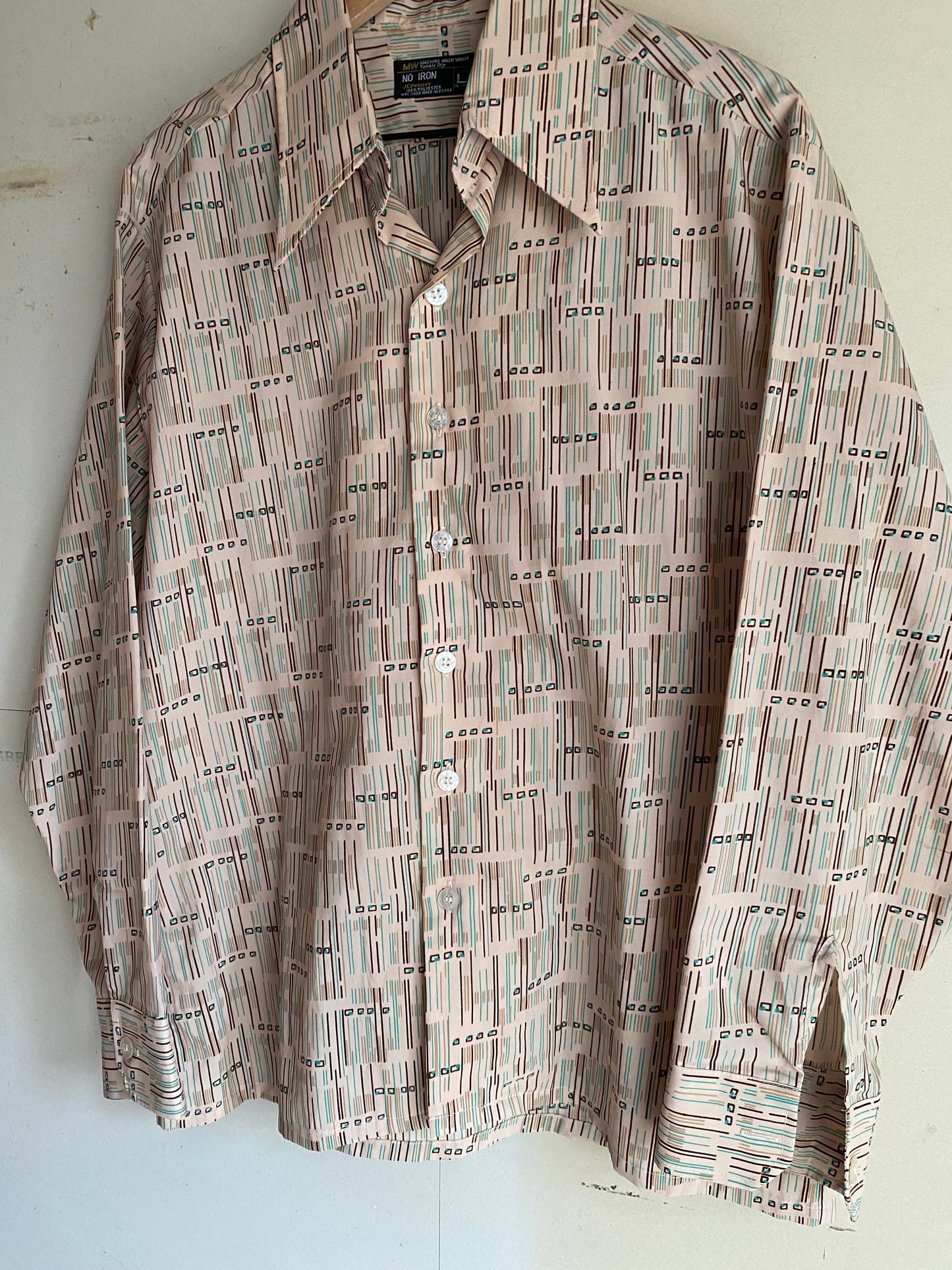 1970S Patterned Shirt | L
