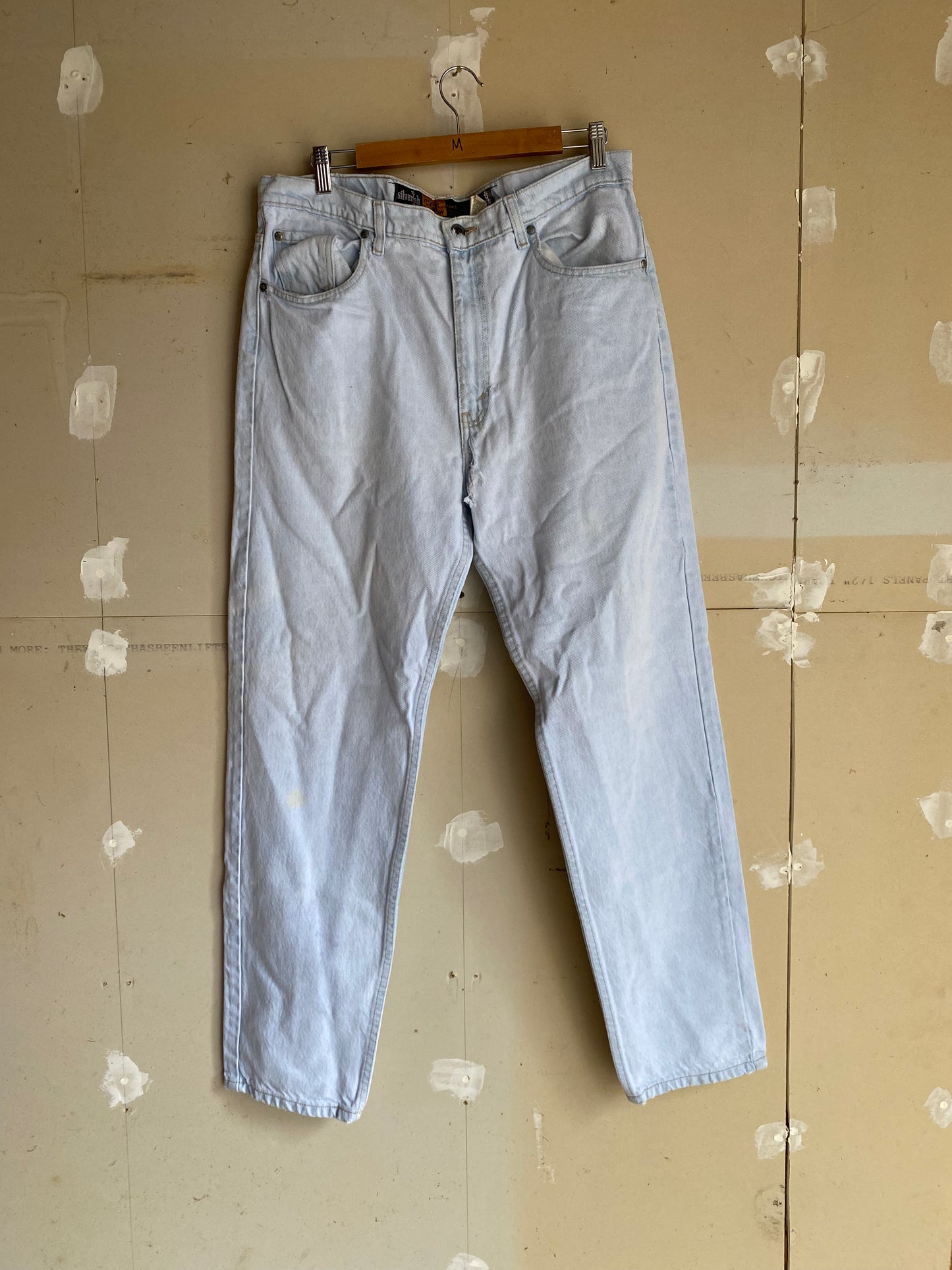 1990S Light Wash Silver Tabs | 38