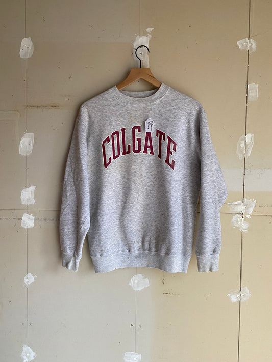 1990S Heather Gray Collegiate Sweat | M