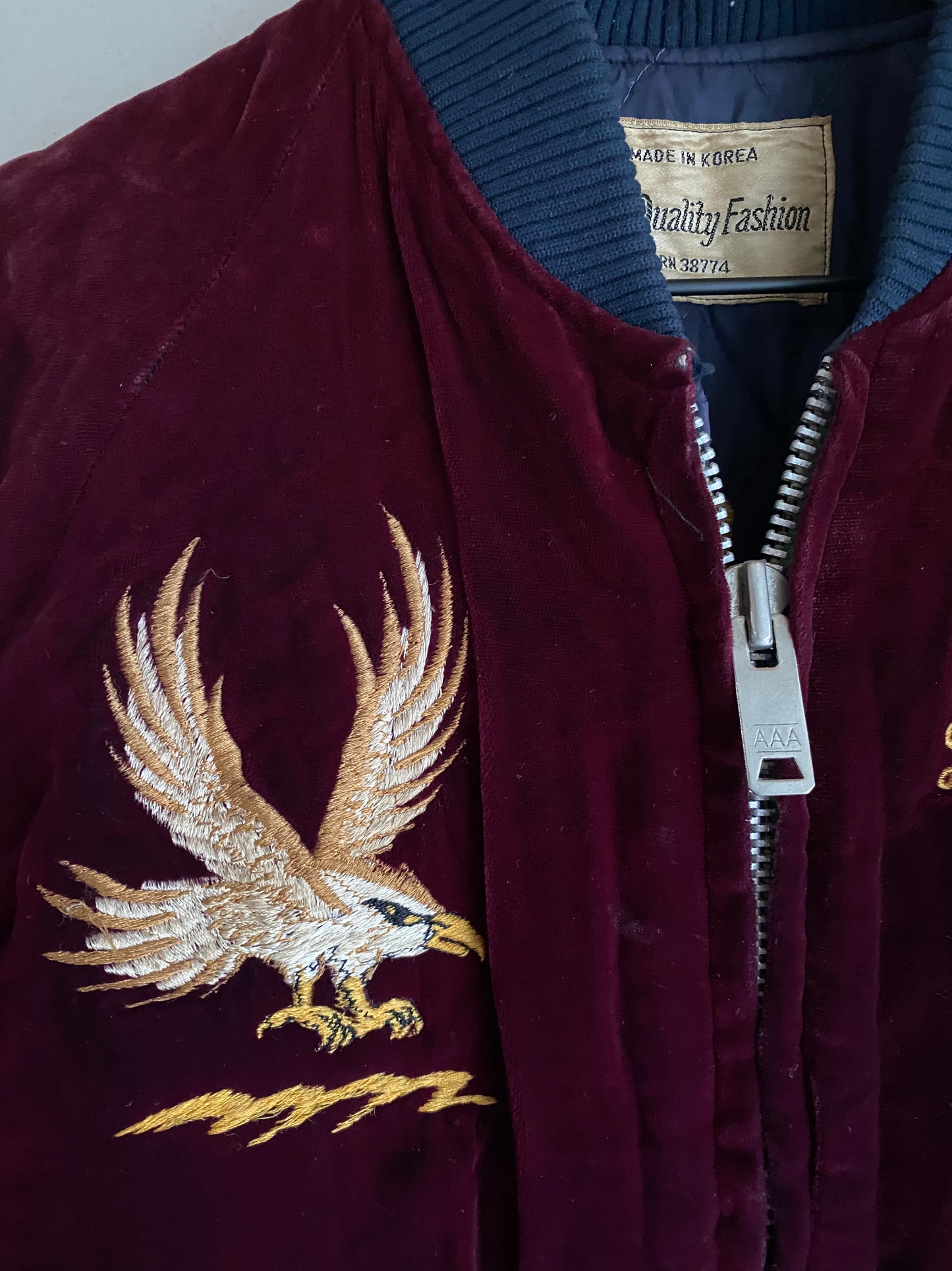 1980S Velour Souvenir Jacket | M
