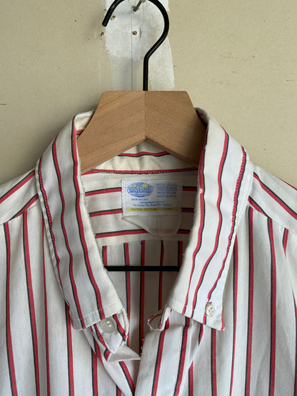 1970S Striped Budweiser Shirt | XL