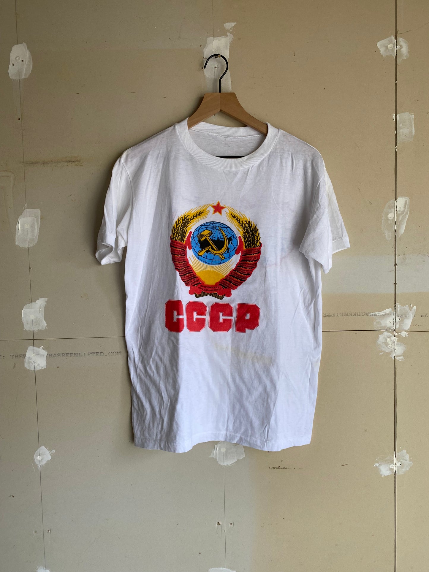 1980S Russian Ringer Tee | L
