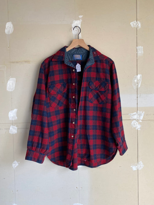 1980S Wool Pendleton Flannel | L