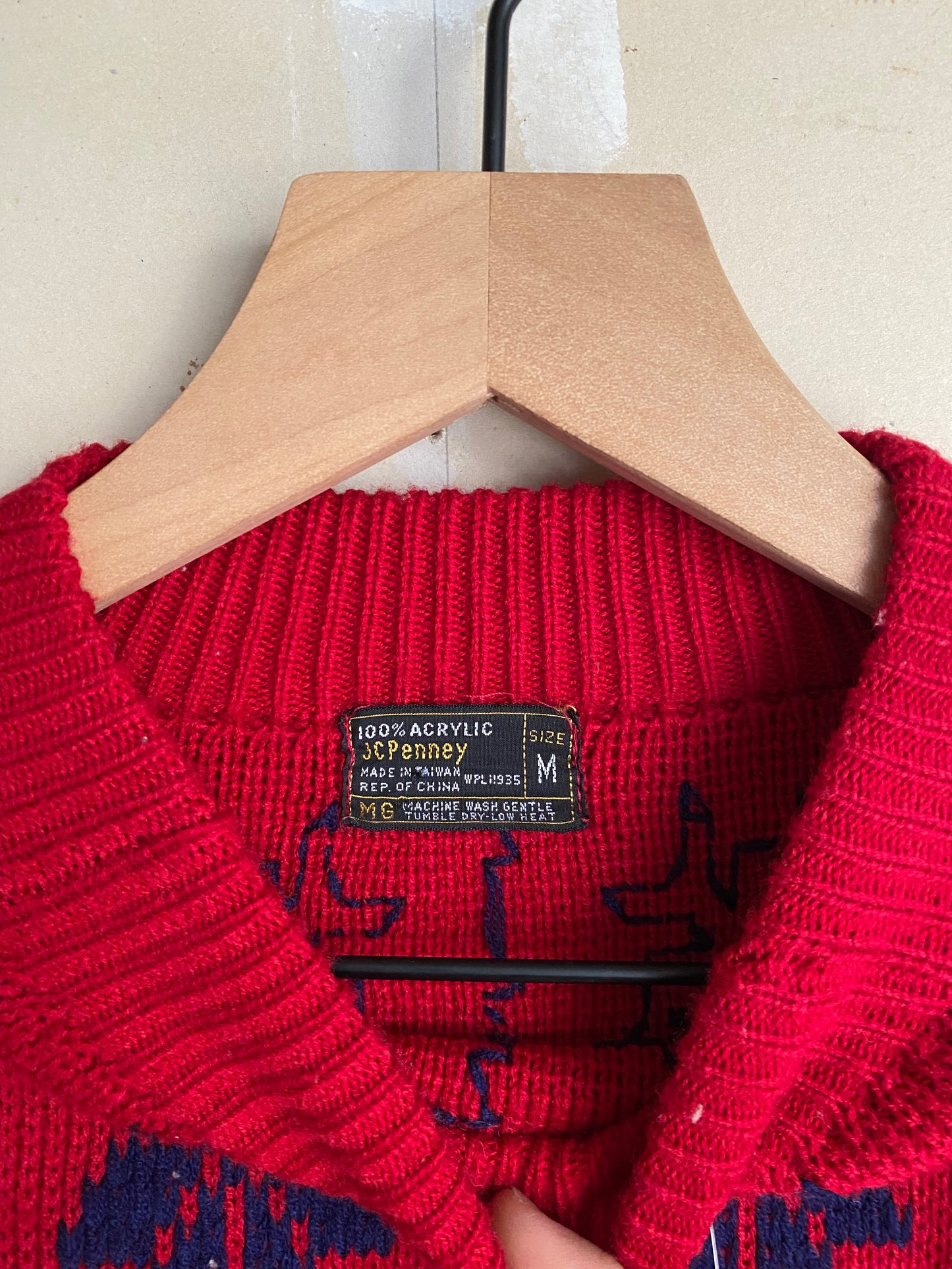 1970S Wool Knit | L