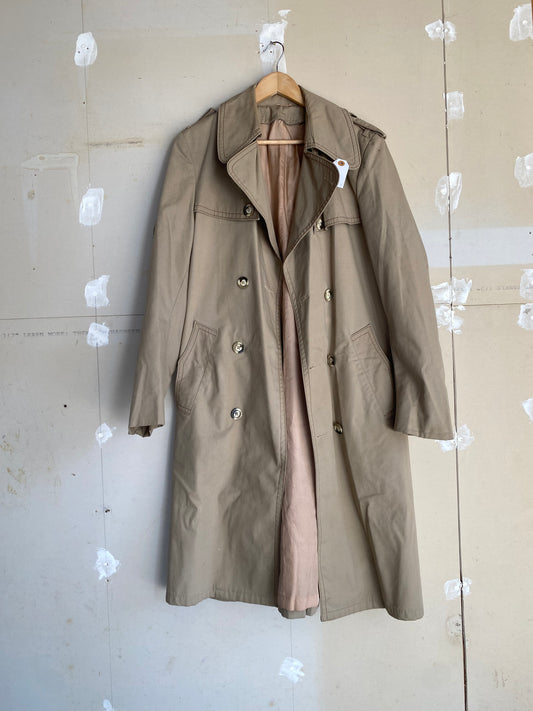 1980s Tan Long Coat | L