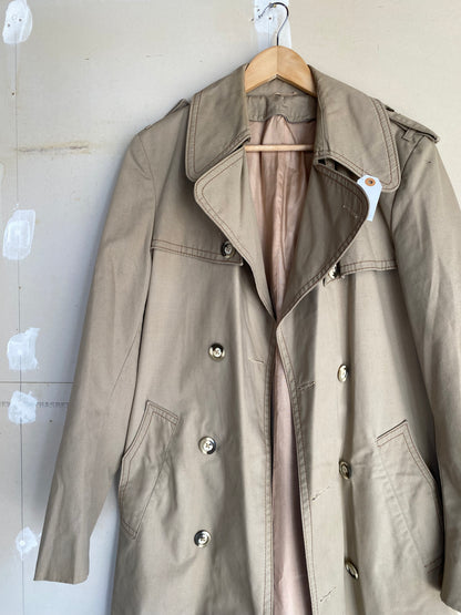 1980s Tan Long Coat | L