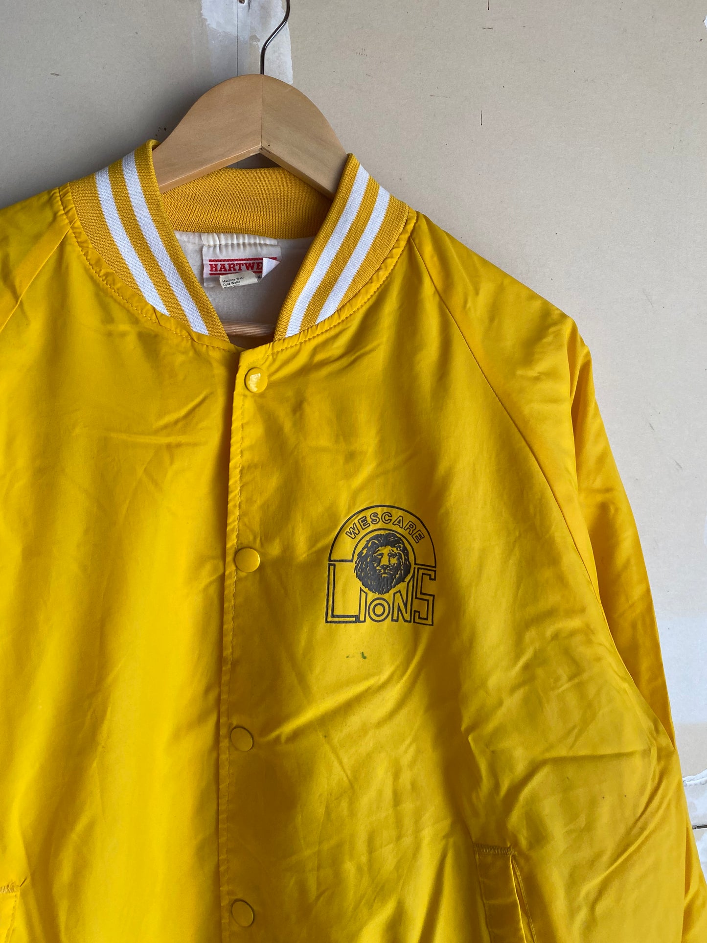 1980s Nylon Varsity Jacket | L