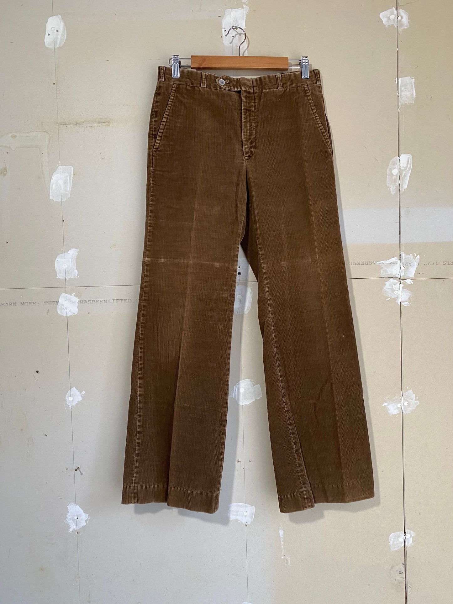 1970s Corduroy Wide Leg Pants | 31