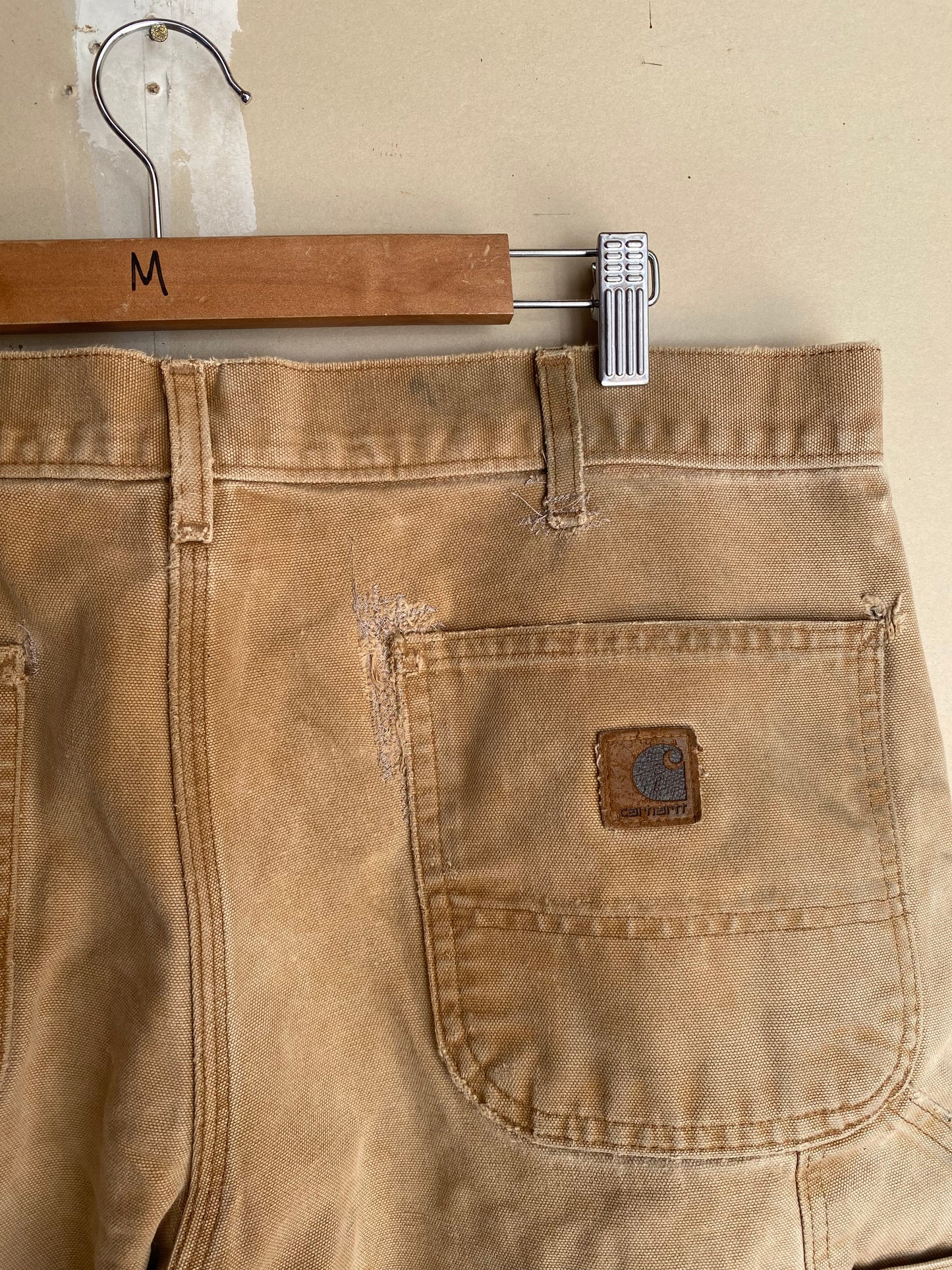 1990s Faded and Distressed Carhartt Pants | 37
