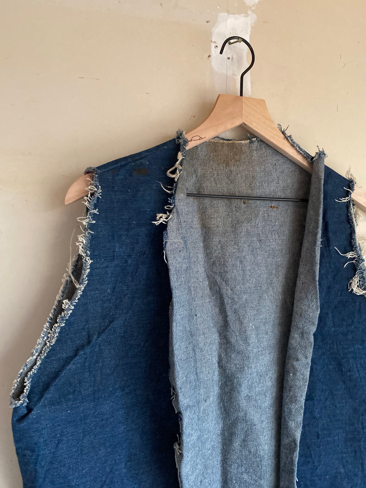 1960S Handmade Denim Vest | M