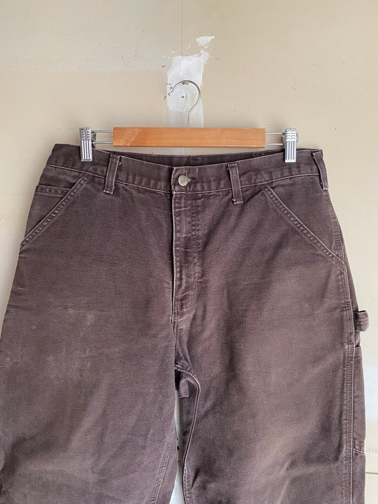 1990s Brown Carhartt Work Pants | 33