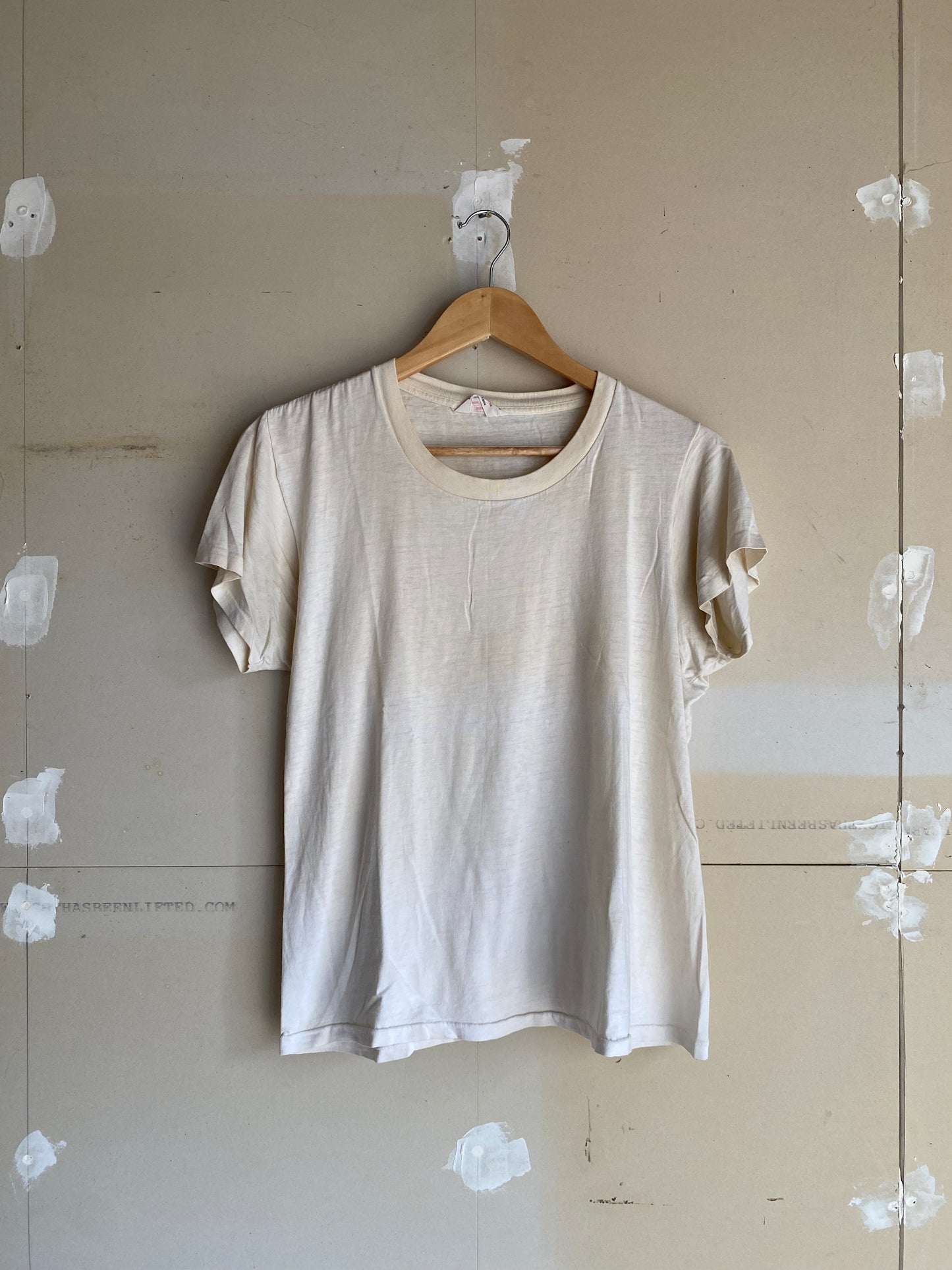 1970s Combed Cotton Blank Tee | M