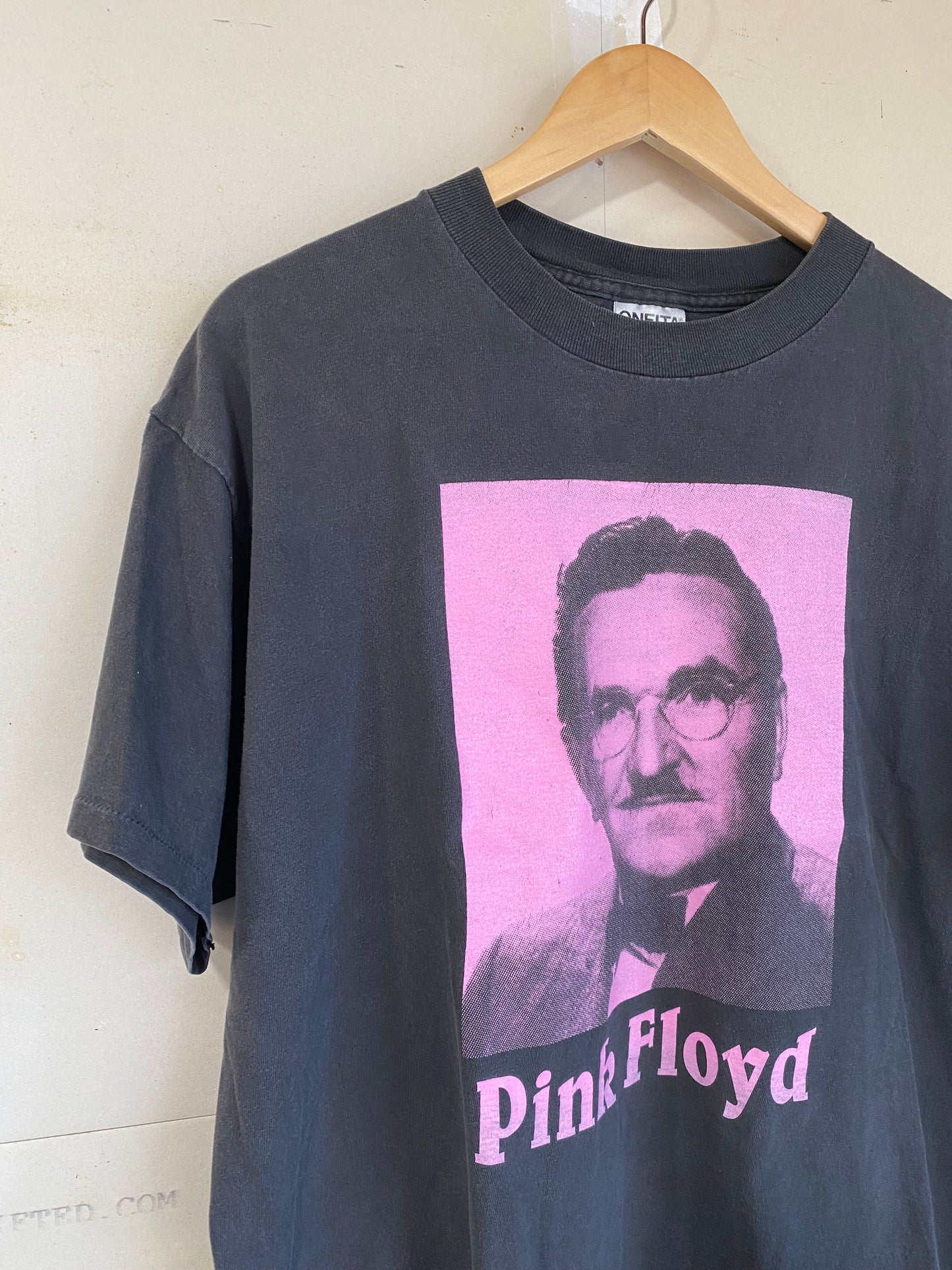 1990s Cropped Boxy Pink Floyd Tee | L