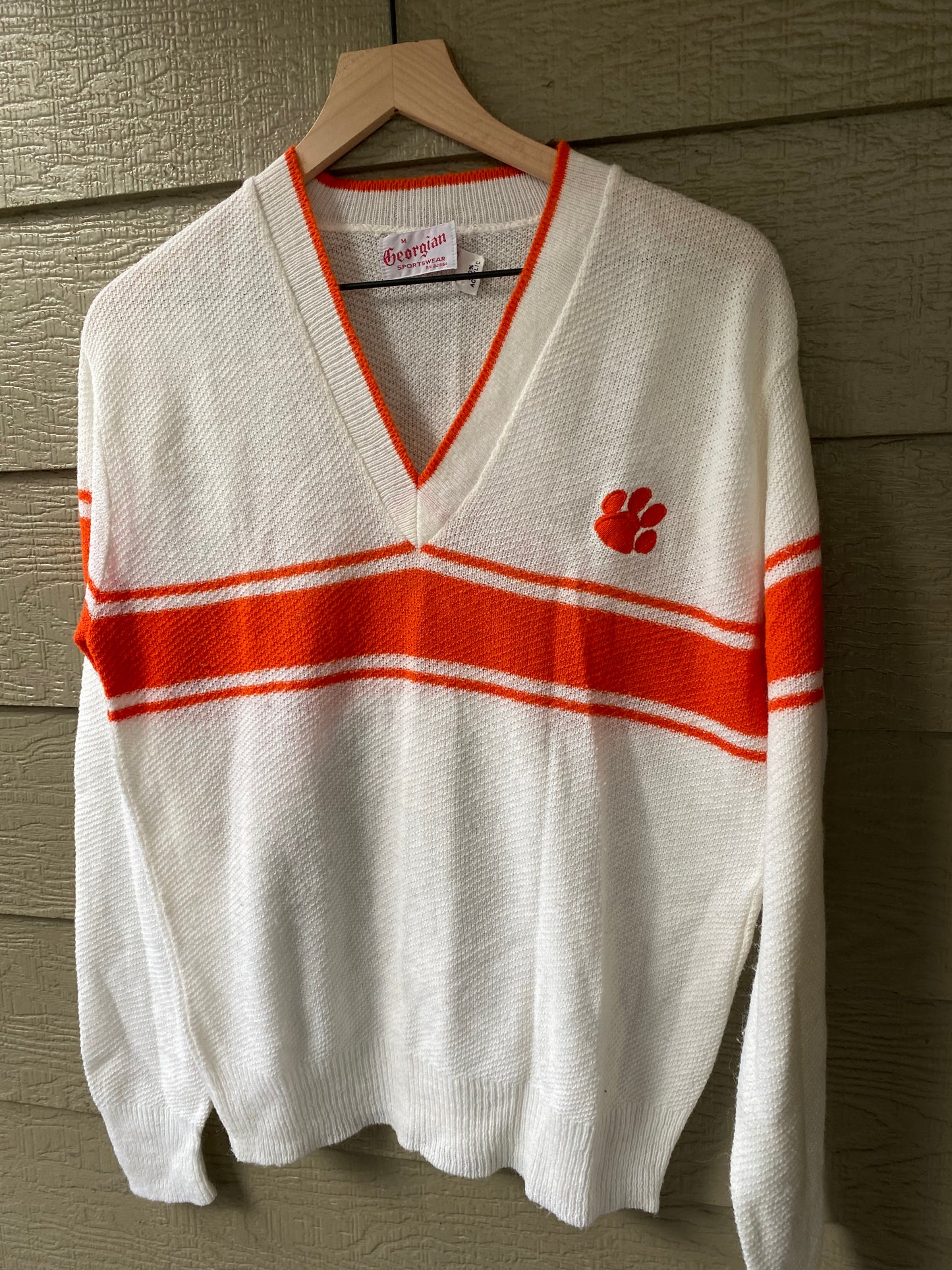 Vintage 60S Clemson Sweater | L