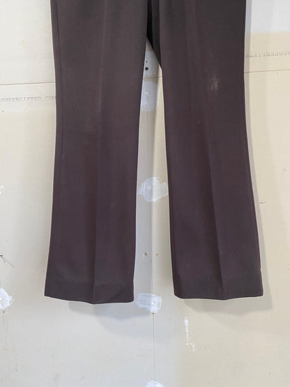 1980s Straight Leg Brown Slacks | 32
