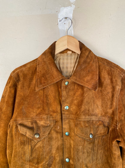 1970s Suede Cowboy Jacket | M