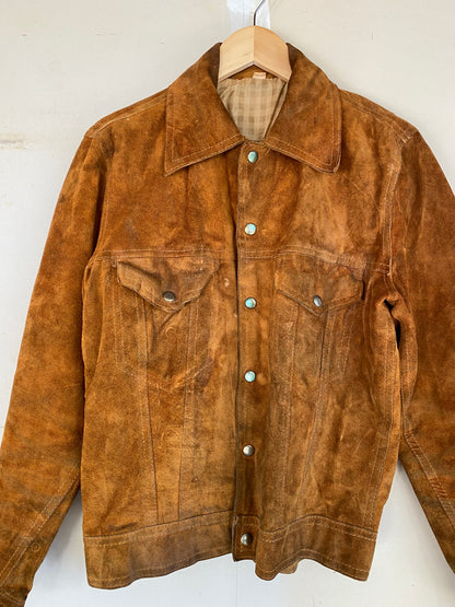 1970s Suede Cowboy Jacket | M