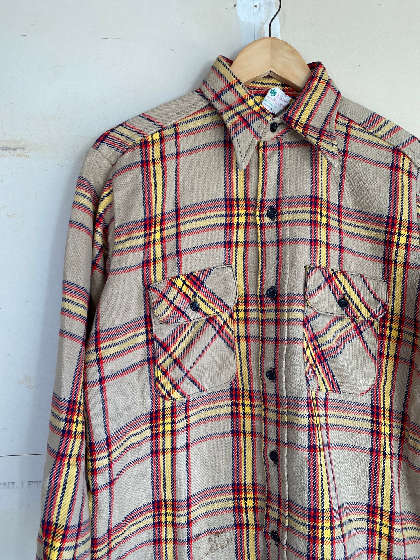 1960s Five Brother Cotton Flannel | L