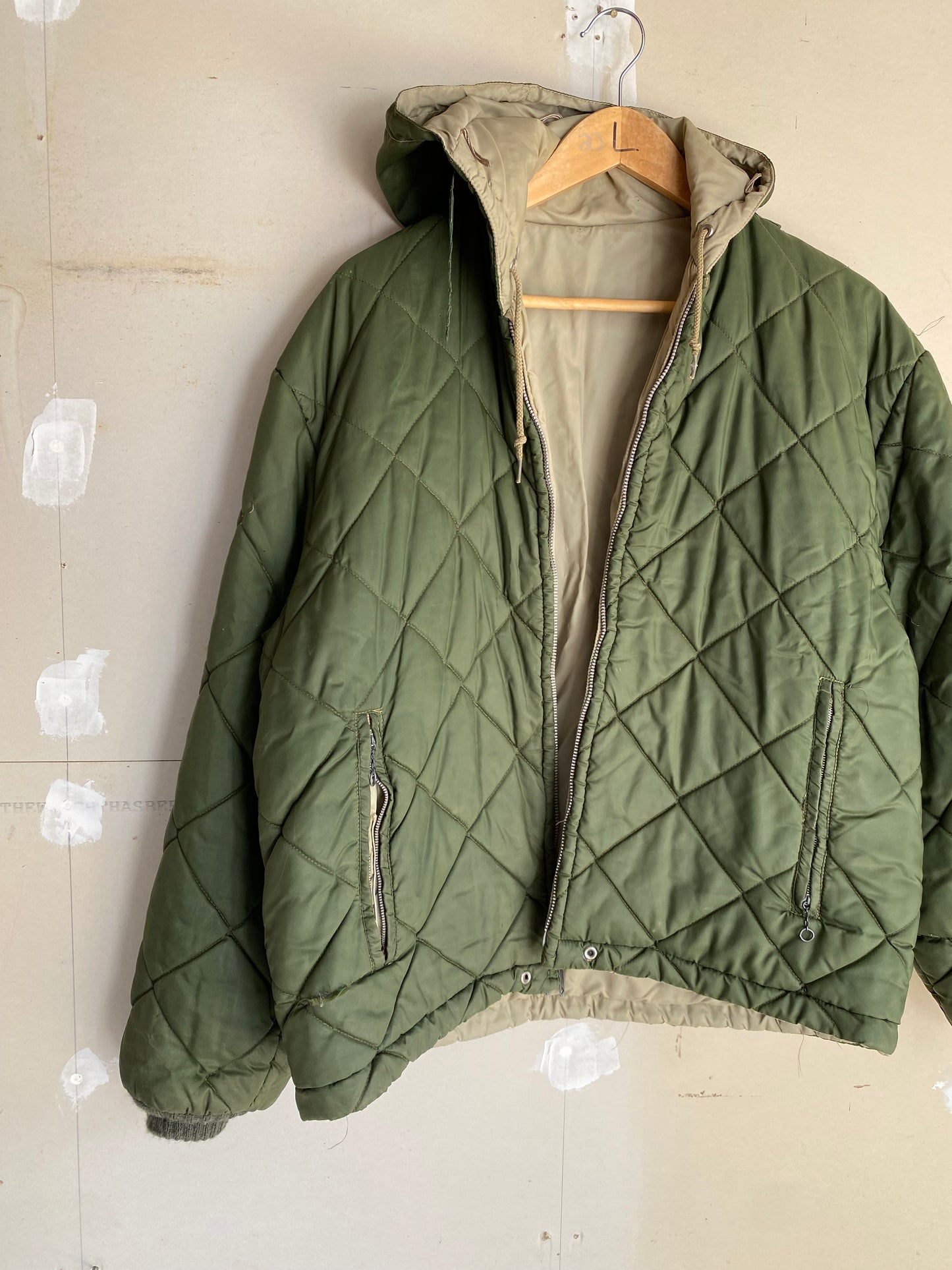 1970s Quilted Ski Jacket | L