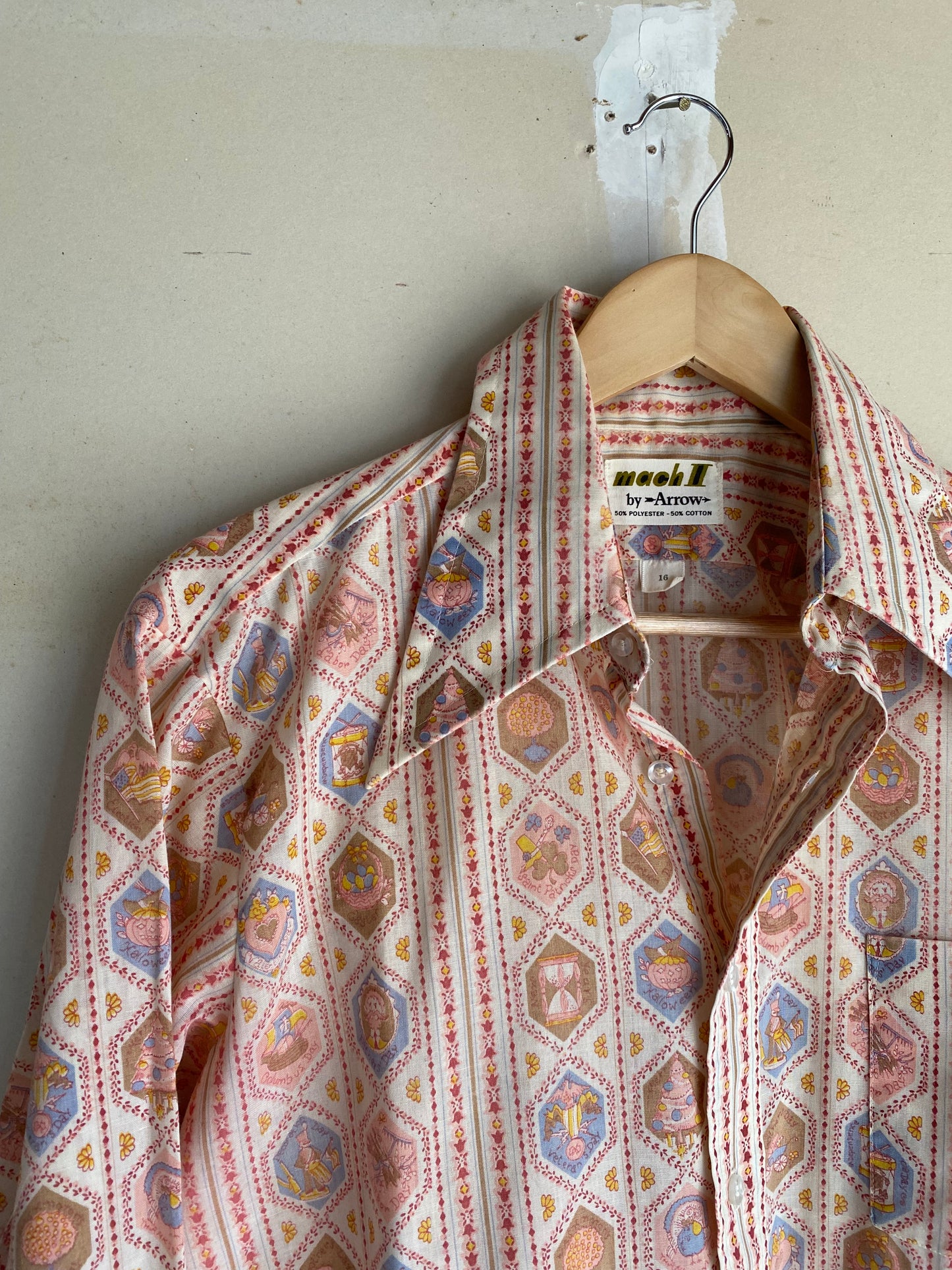 1970s Button Up Shirt | M