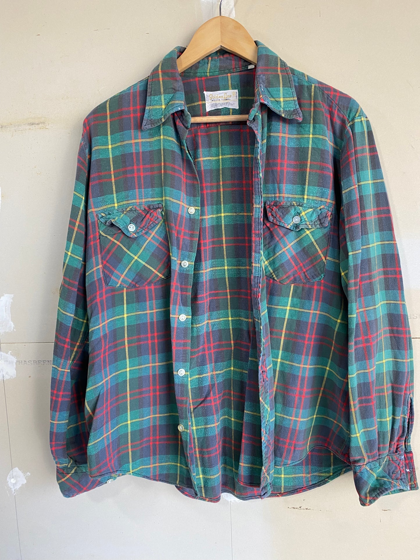 1960S Flannel Shirt | L