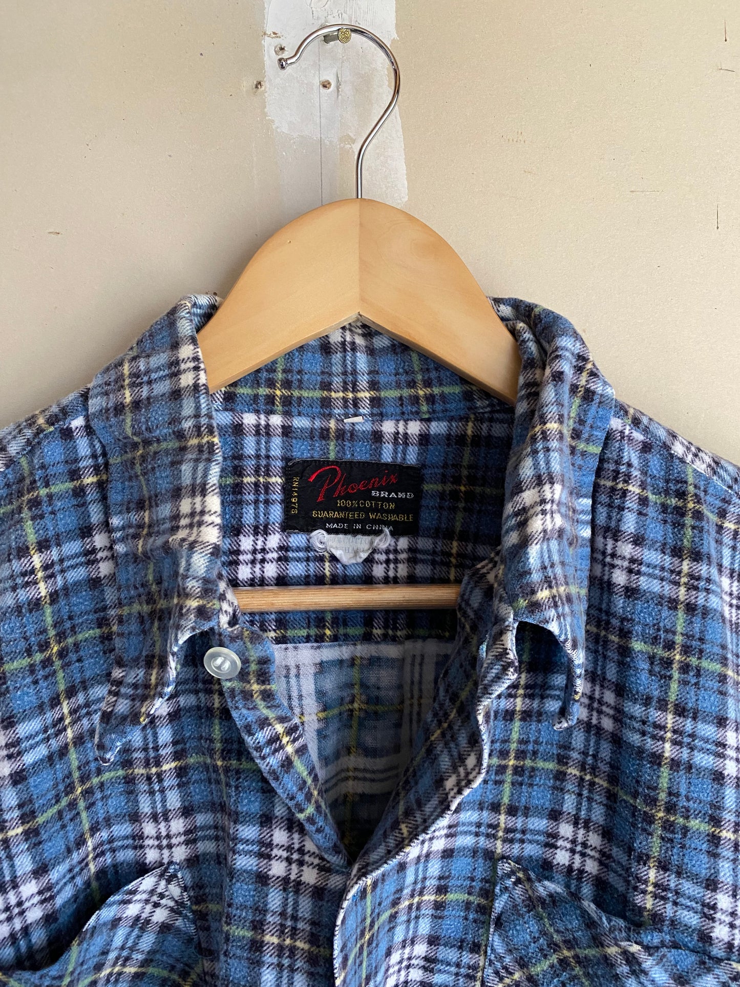 1970s Cotton Flannel | XL