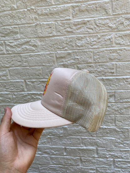 Vintage 90s Cream Trucker Hat