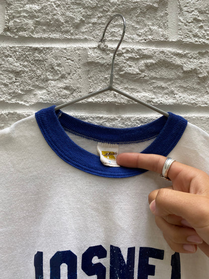 Vintage 70S Russell Ringer Tee | M