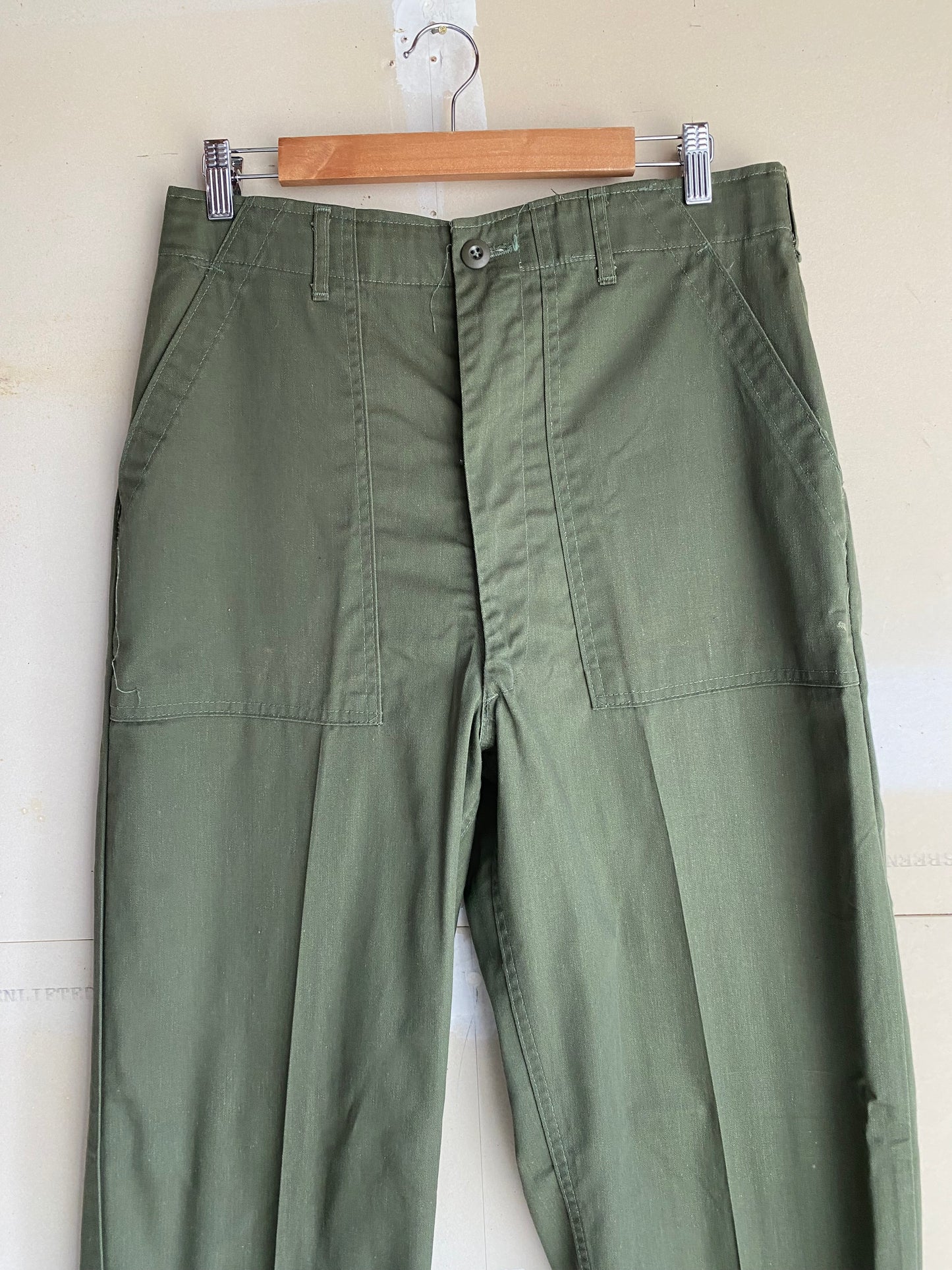 1980s Fatigue Army Pants | 34
