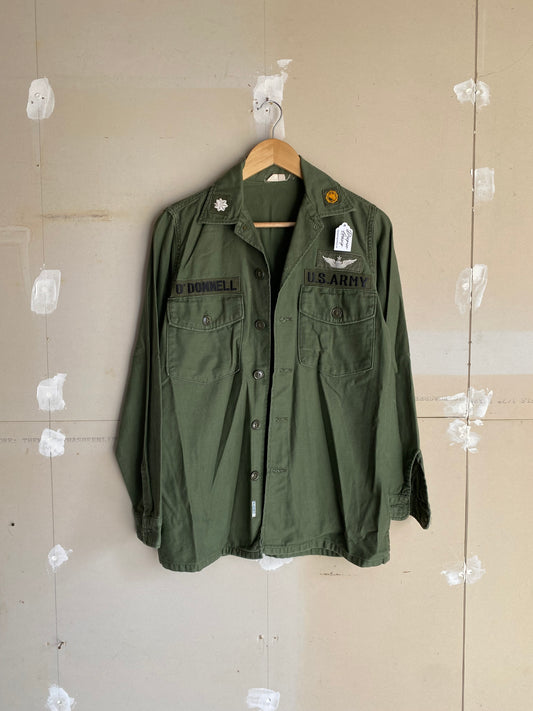 1980S Fatigue Military Shirt | M