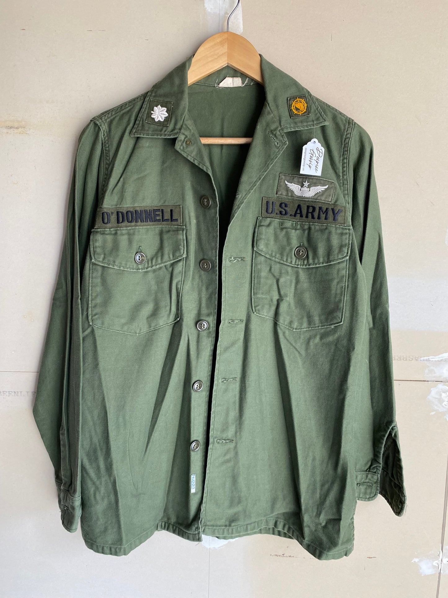 1980S Fatigue Military Shirt | M