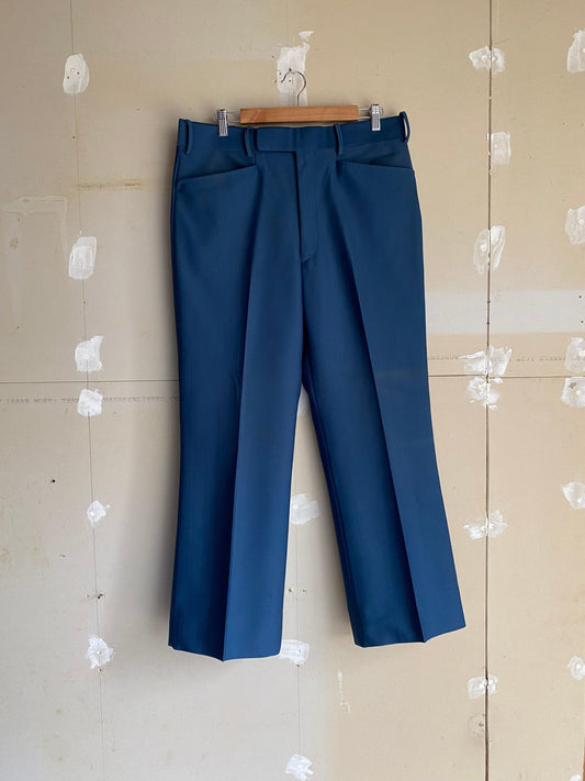 1980s Wide Leg Slacks | 36