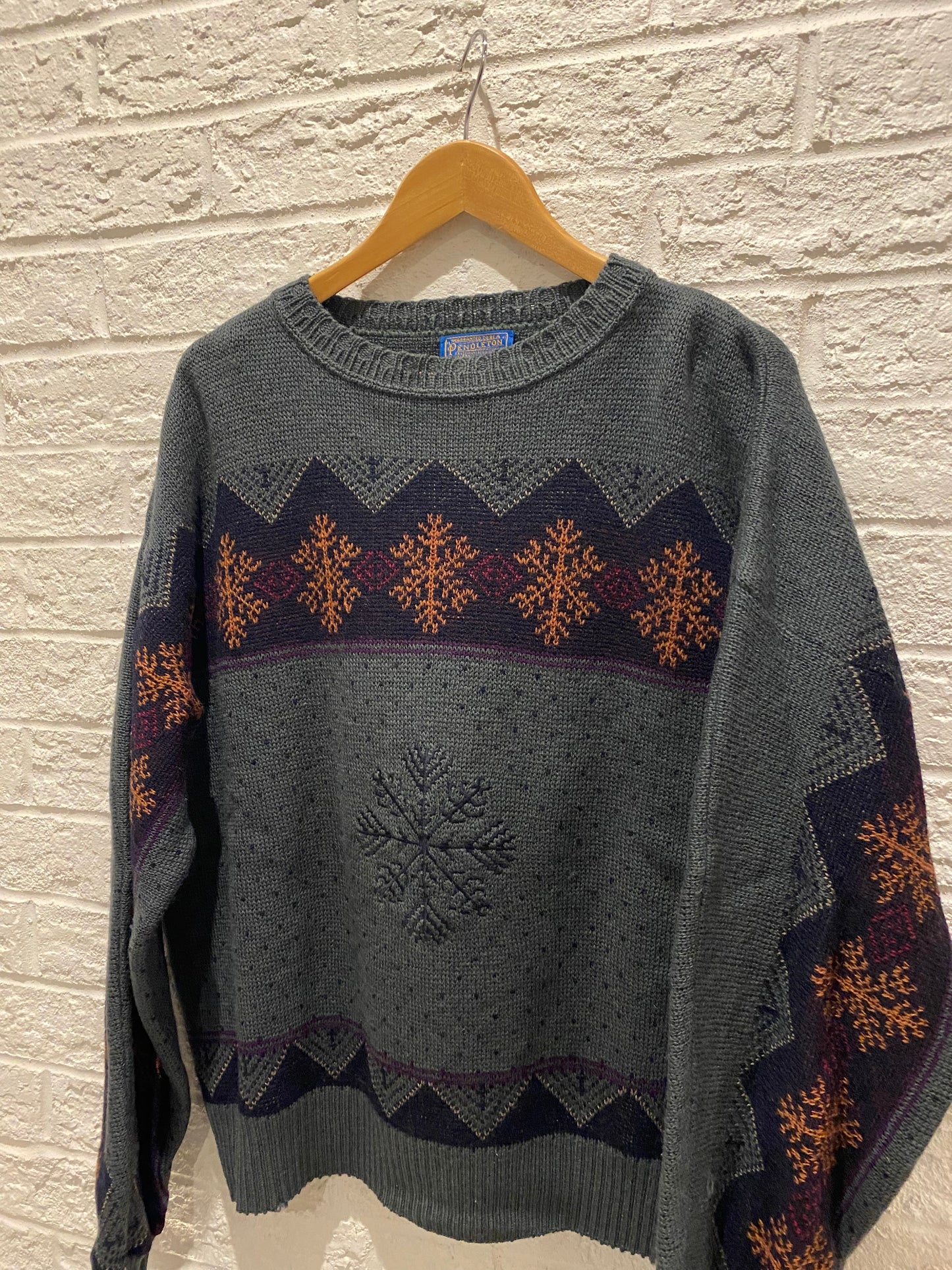 Vintage 80S Pendleton Sweater | L