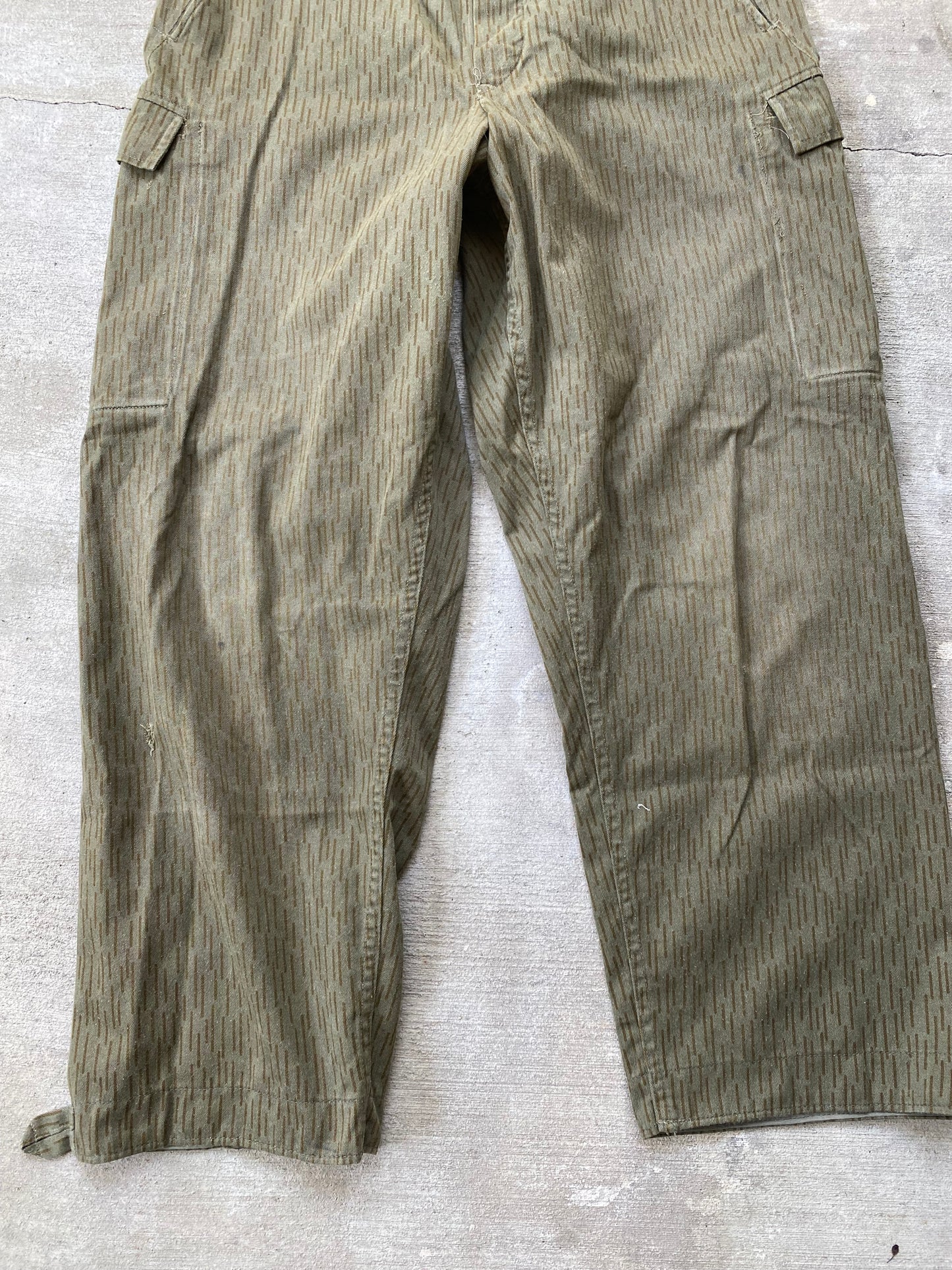 Vintage 70S Rain Camo Military Pants | 34