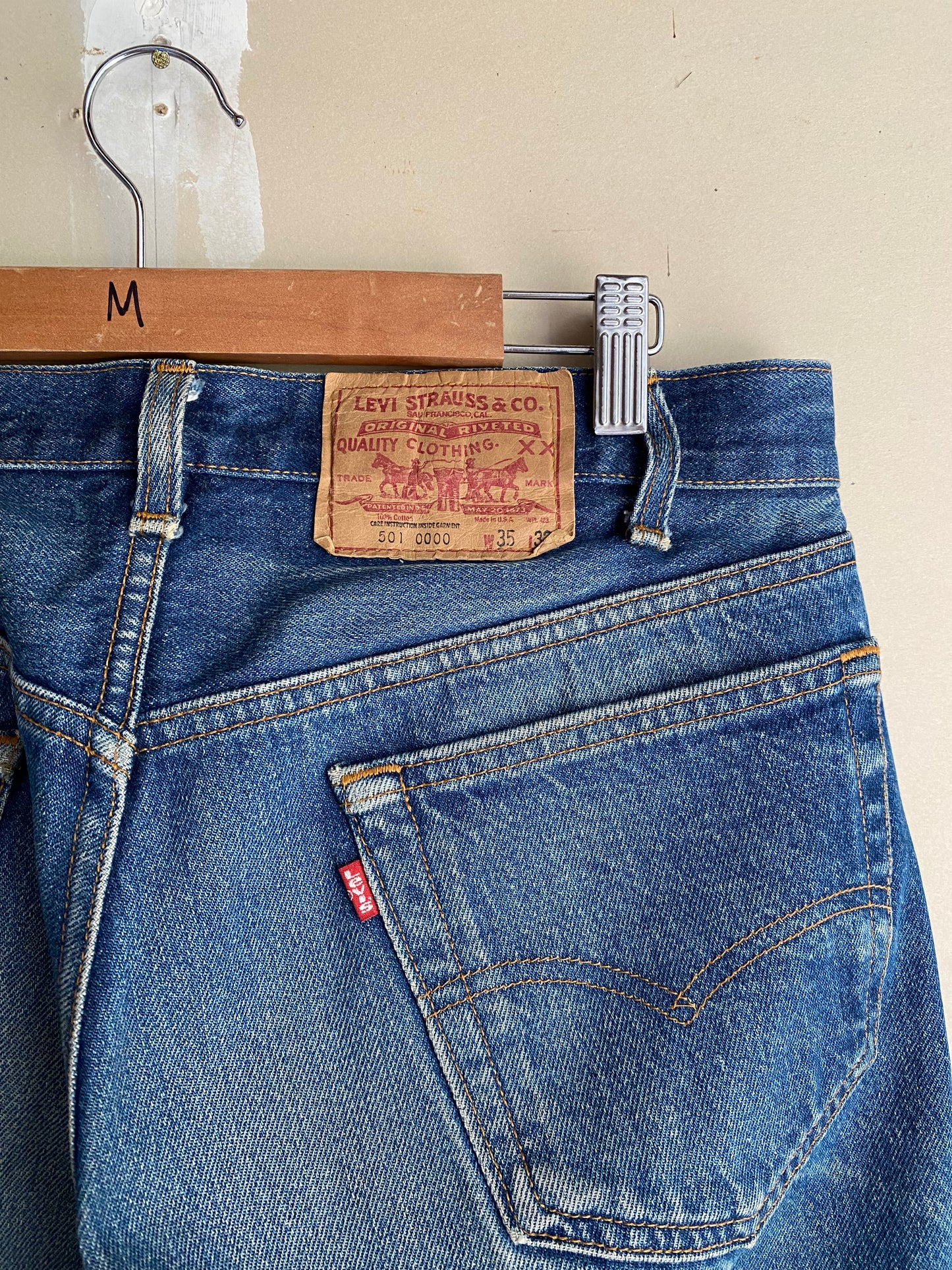 1980s 501 Faded Levis | 34