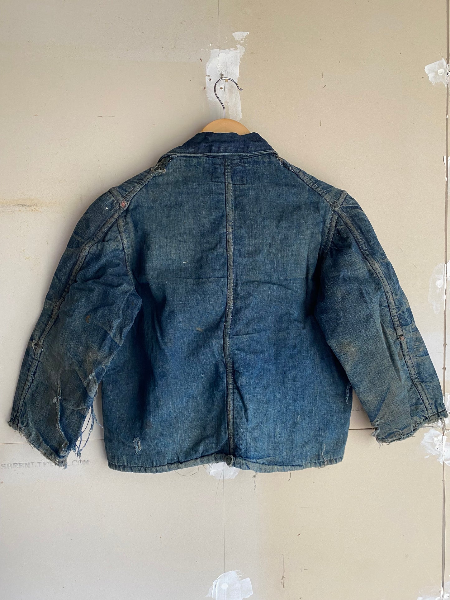 1940s Denim Chore Jacket | XS
