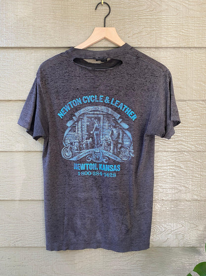Vintage 80S 3D Emblem Harley Tee | M