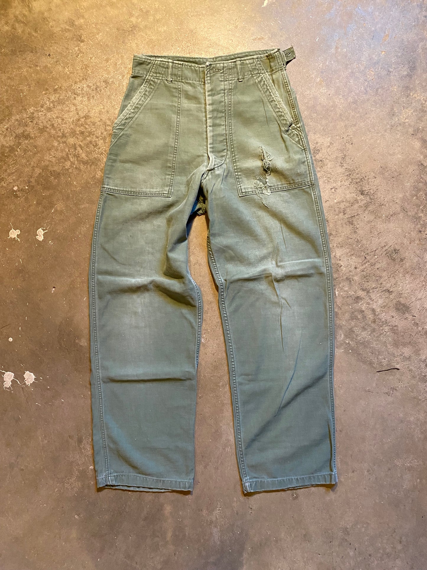Vintage 60S Fatigue Pants | 30